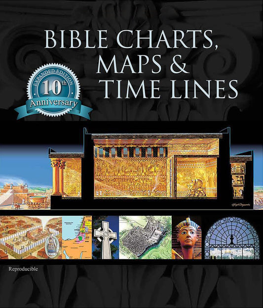 🔥Last Day 49% off🔥10th Anniversary Edition Bible Charts, Maps and Time Lines（Spiral-bound hardcover）