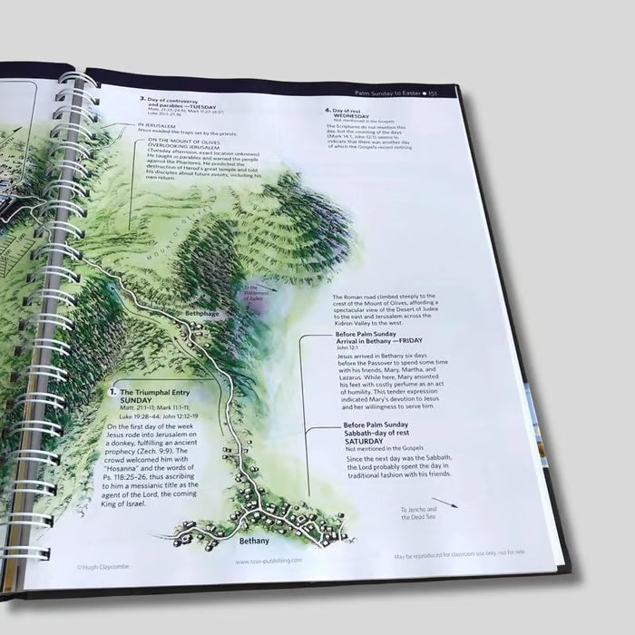 🔥Last Day 49% off🔥10th Anniversary Edition Bible Charts, Maps and Time Lines（Spiral-bound hardcover）