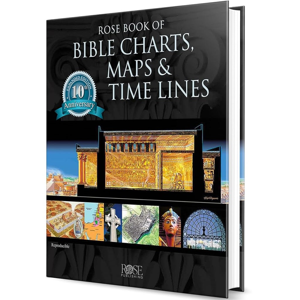 🔥Last Day 49% off🔥10th Anniversary Edition Bible Charts, Maps and Time Lines（Spiral-bound hardcover）